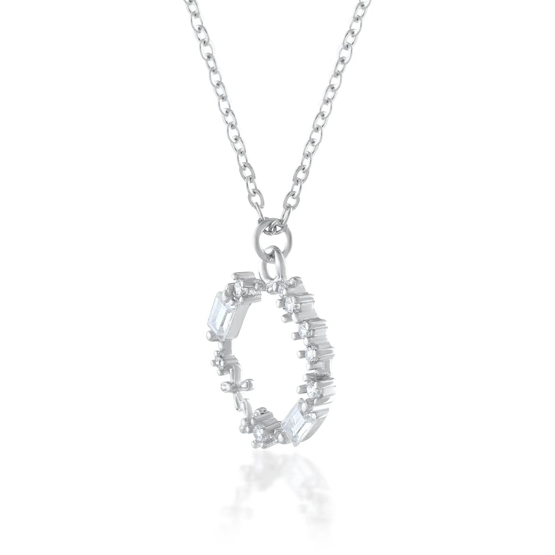 Ariva Silver Circle Necklace - Ariva