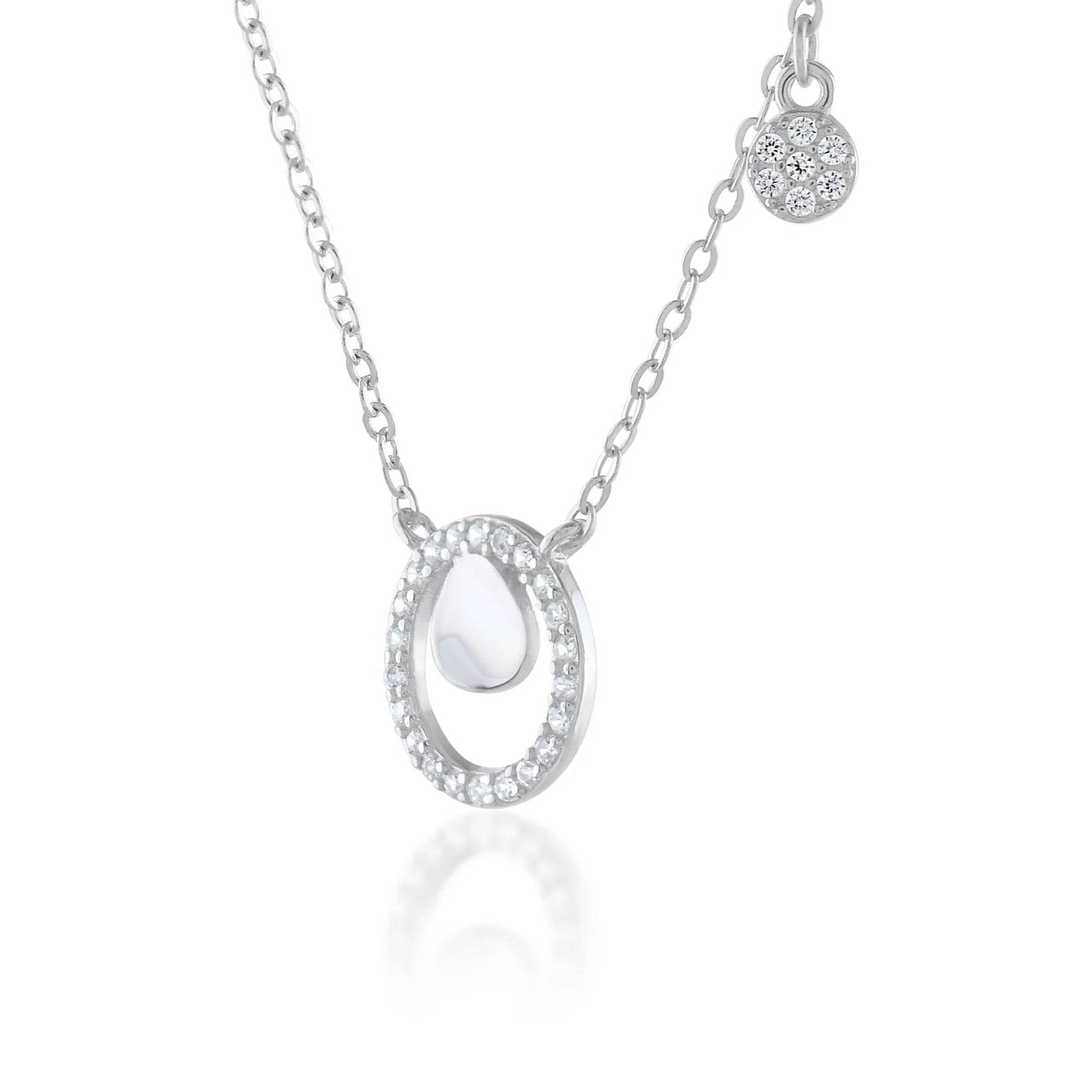 Ariva Silver Circle Necklace - Ariva