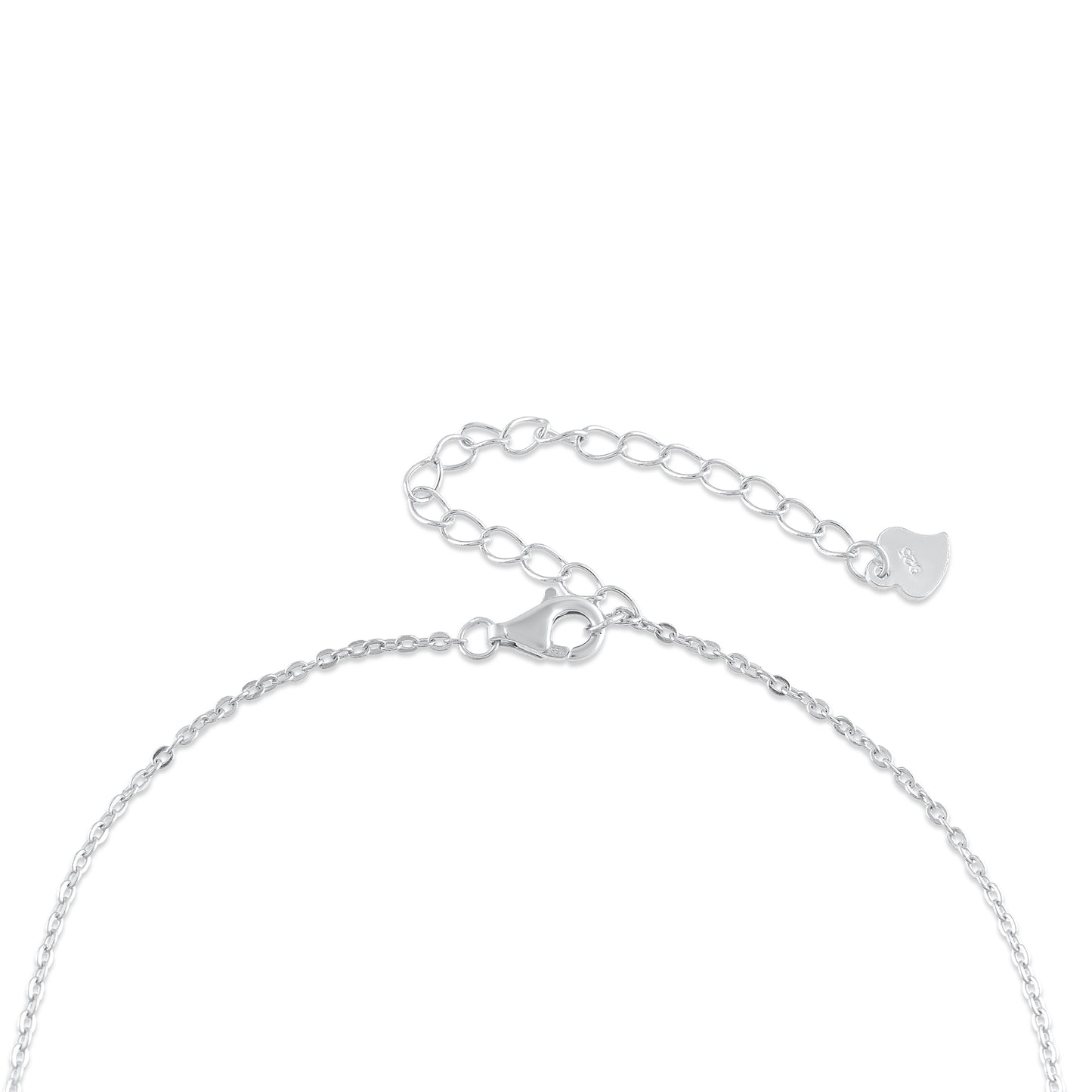 925 Silver Ariva Silver Hand Pendant with Link Chain