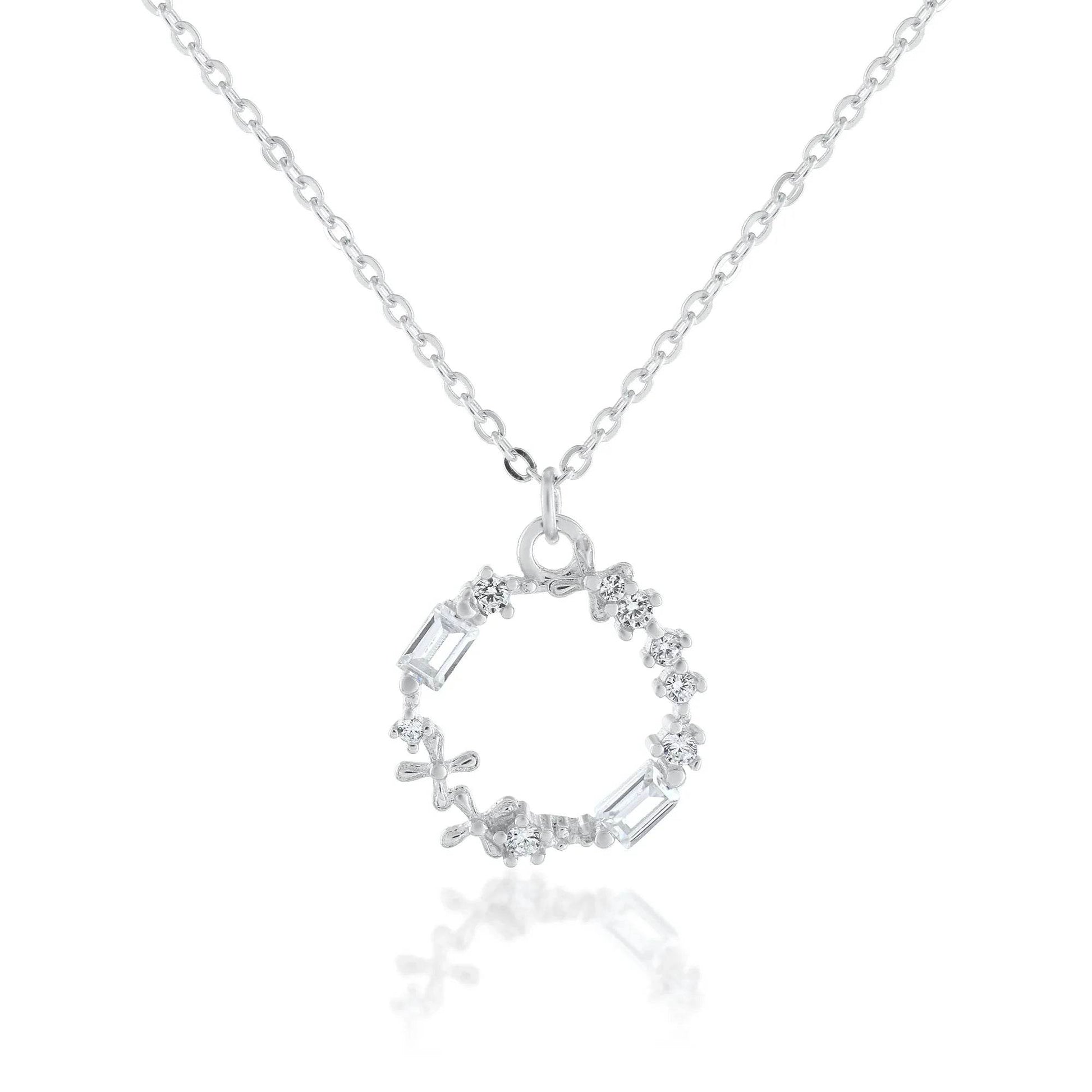 Ariva Silver Circle Necklace - Ariva