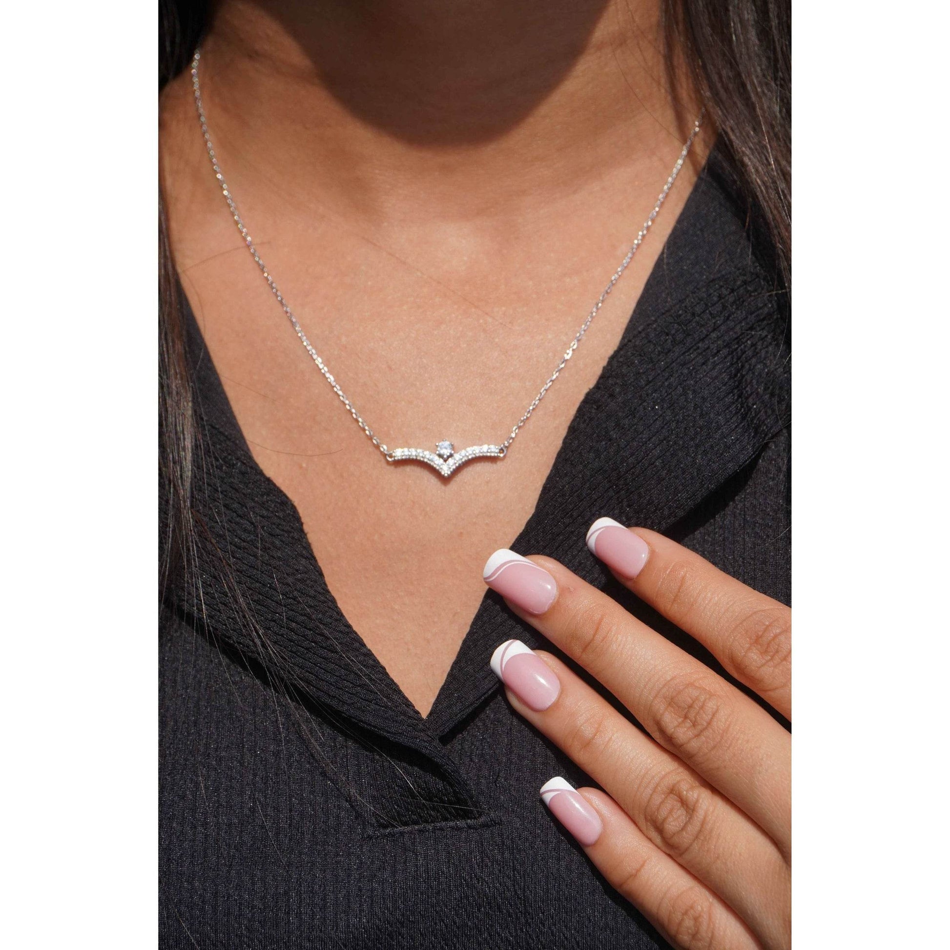 Ariva Silver Bird Pendant Set - Ariva