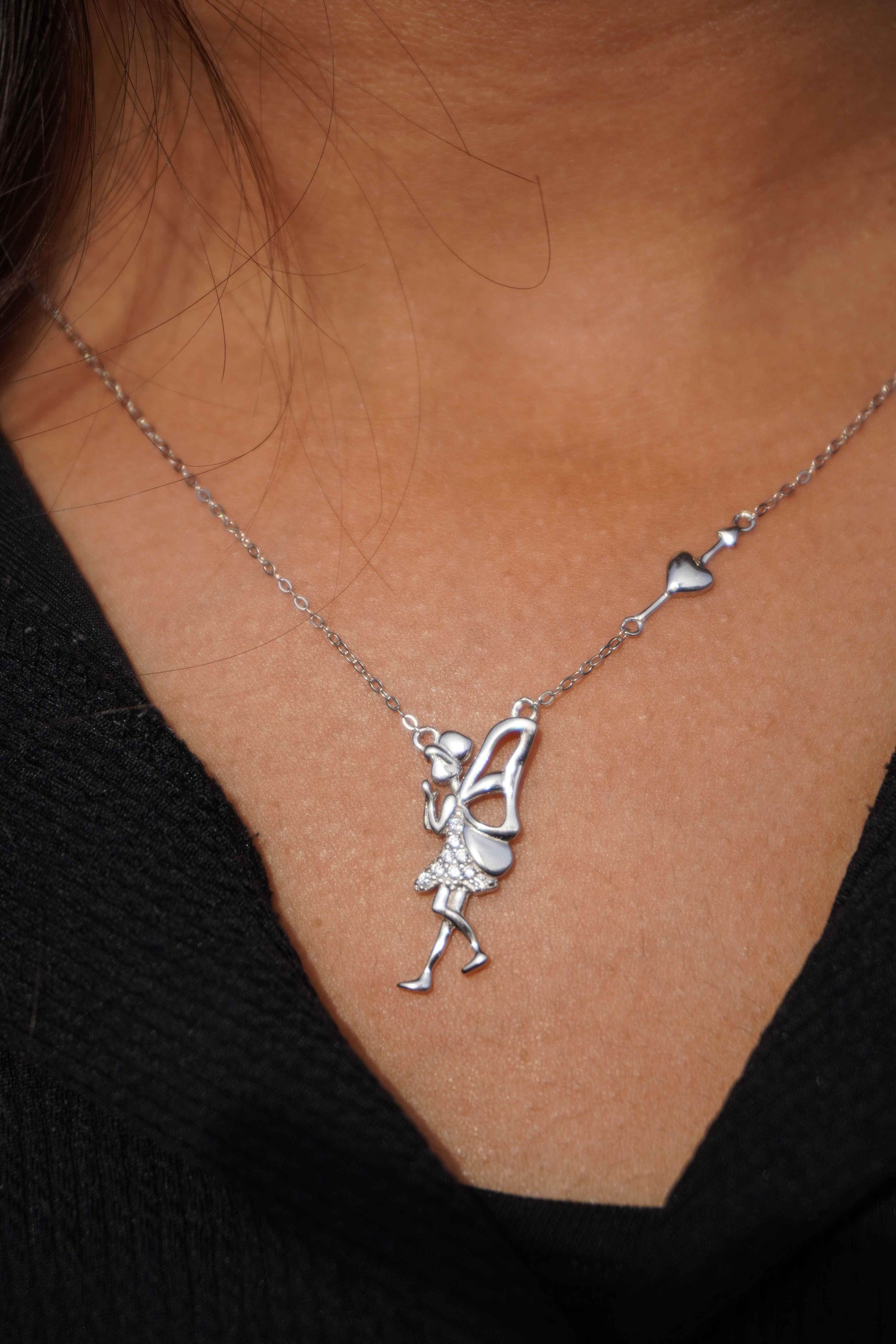 Ariva Silver Angel Necklace - Ariva