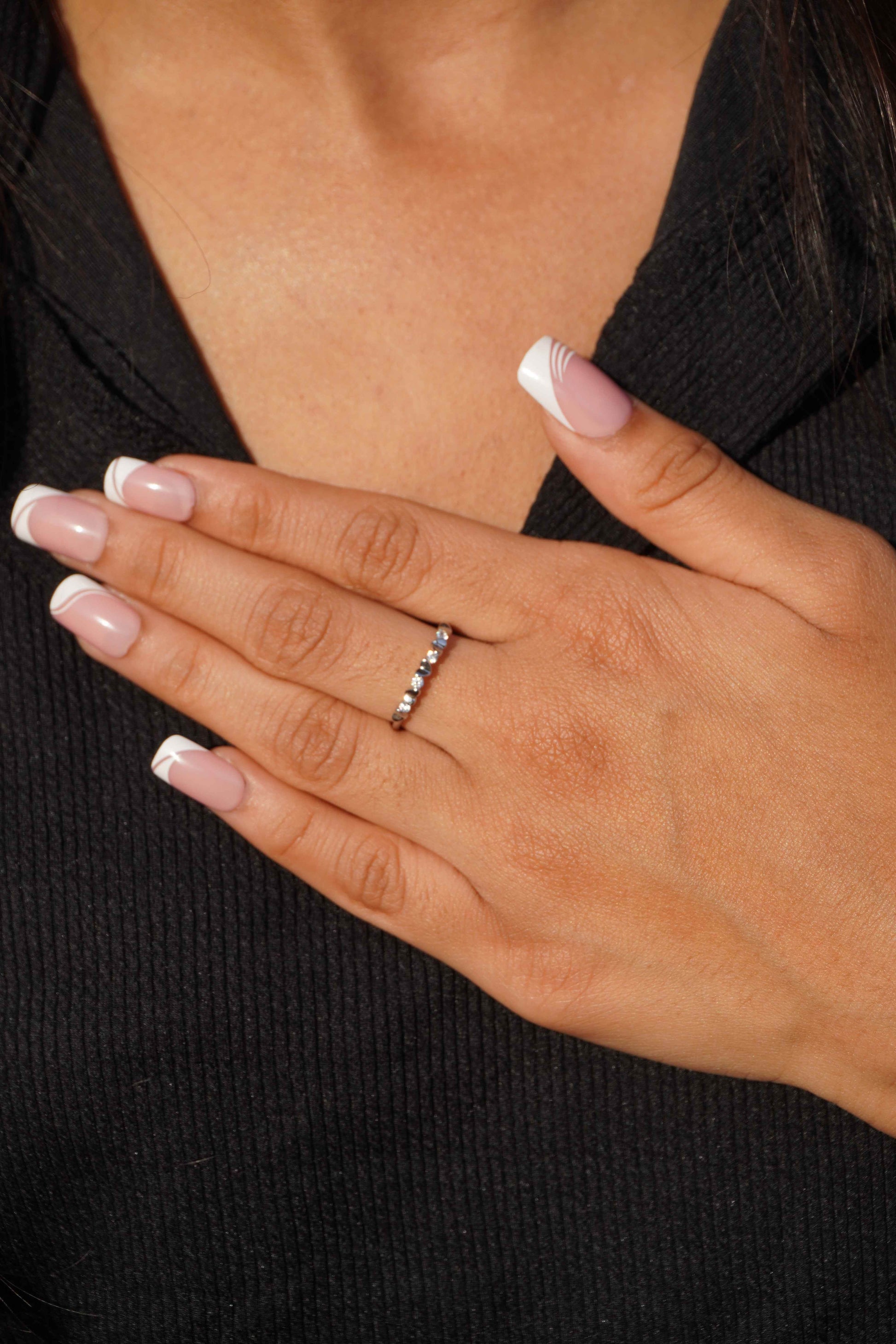 Ariva Silver Hearts Ring - Ariva