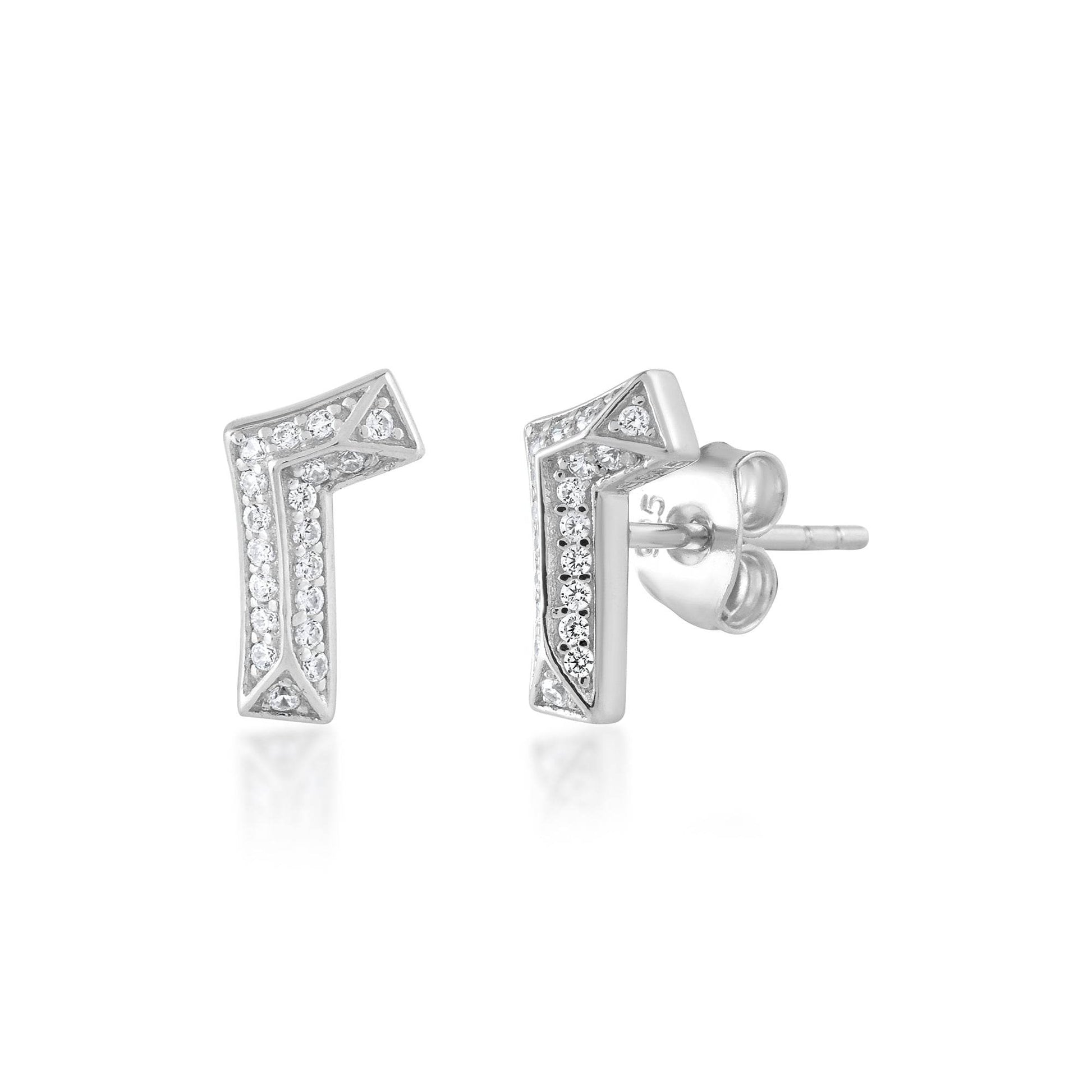 Ariva Silver V Pendant Set - Ariva