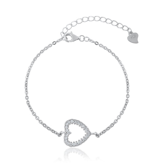 Ariva Silver Heart Bracelet Ariva