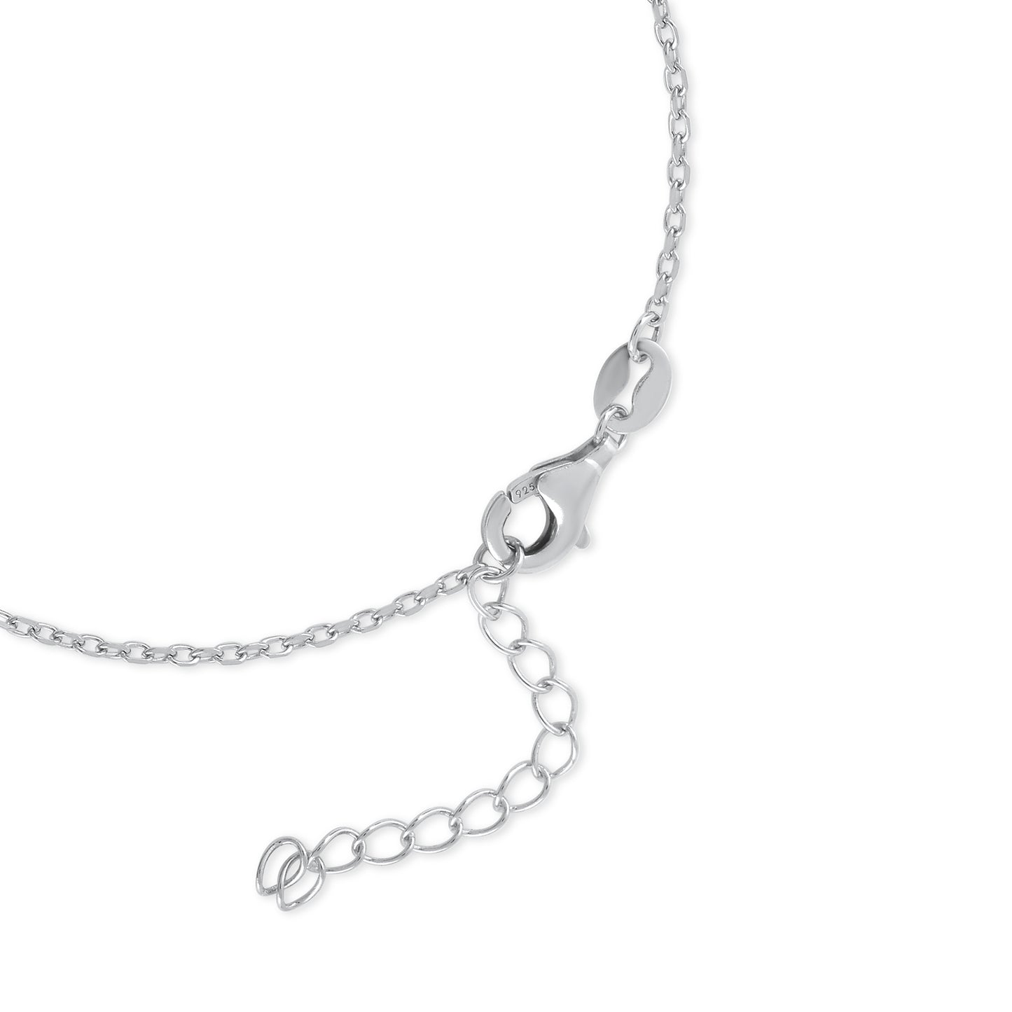 Ariva Silver Rainbow Heart Bracelet Ariva