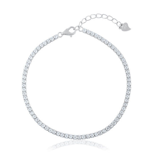 Ariva Silver Classic Tennis Bracelet Ariva
