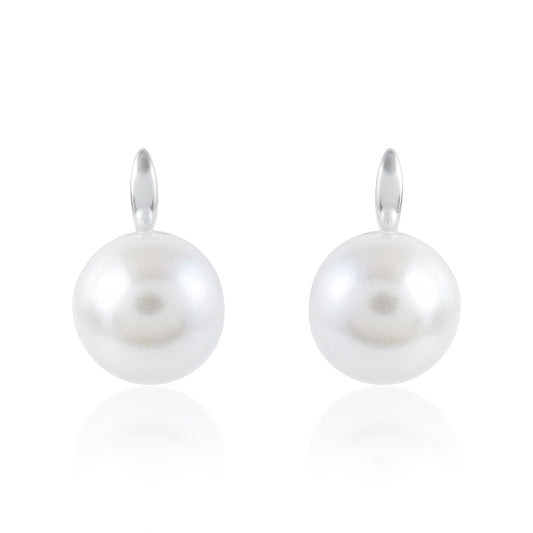 Ariva Silver Classic Pearl Stud Earrings Ariva