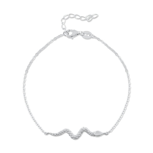 Ariva Silver Snake Bracelet - Ariva