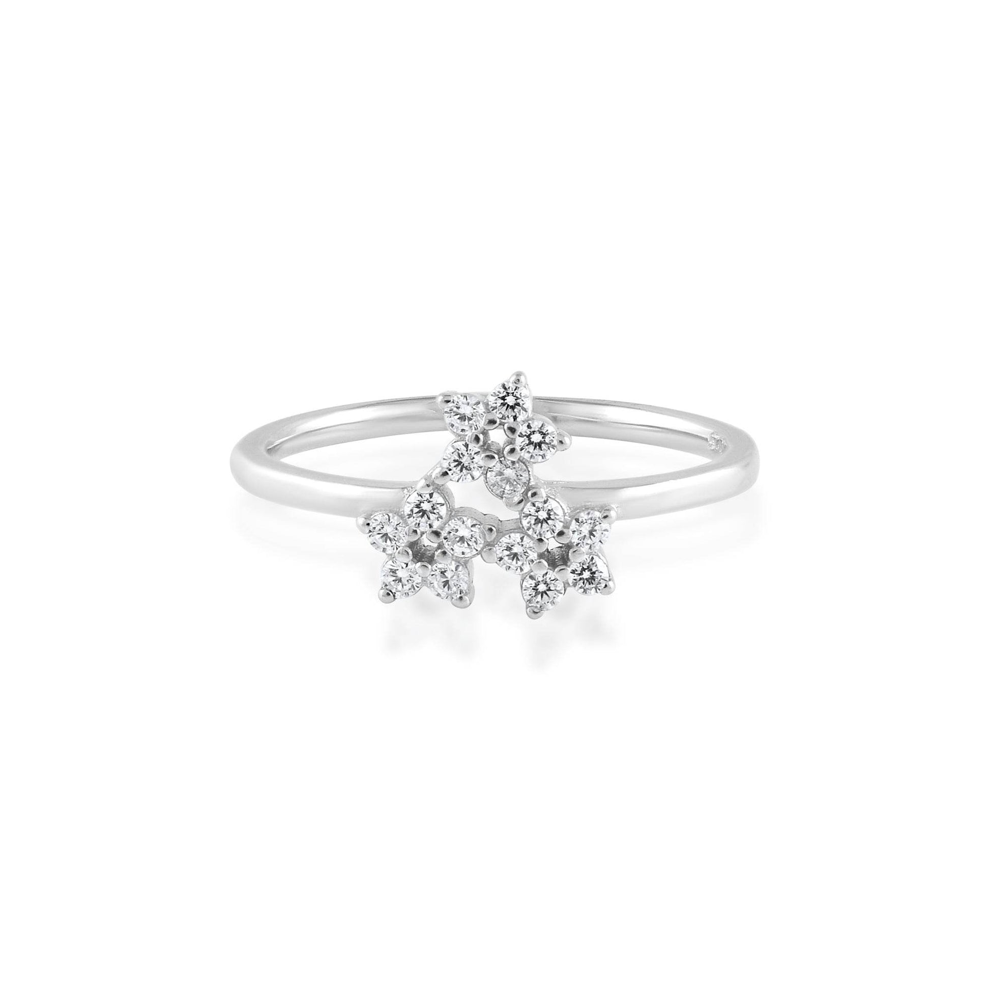 Ariva Silver Flower Ring - Ariva