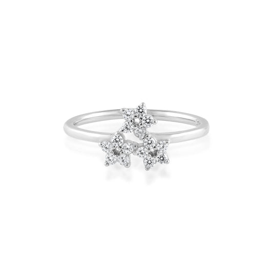 Ariva Silver Flower Ring - Ariva