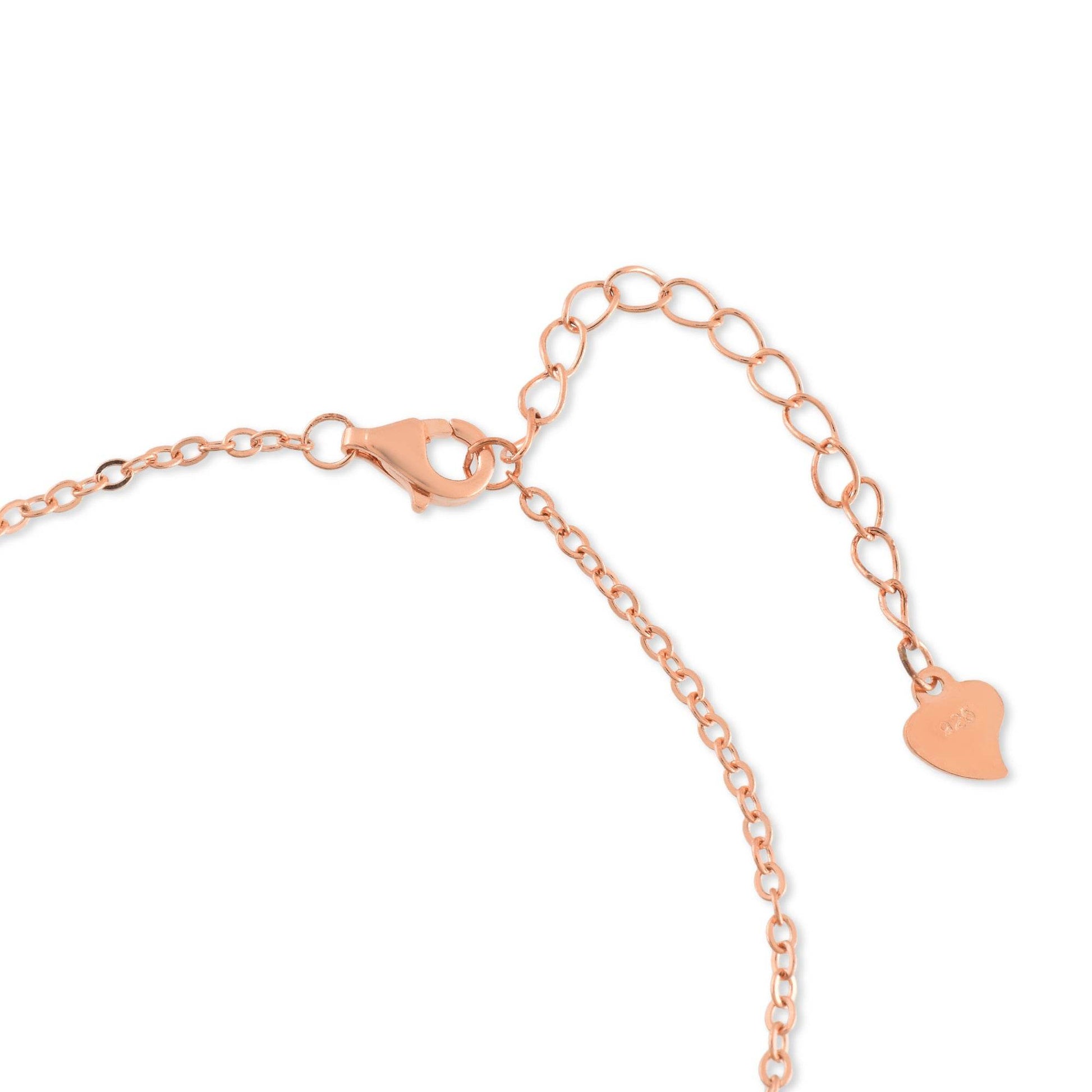 Ariva Silver Rose Gold Butterfly Bracelet - Ariva