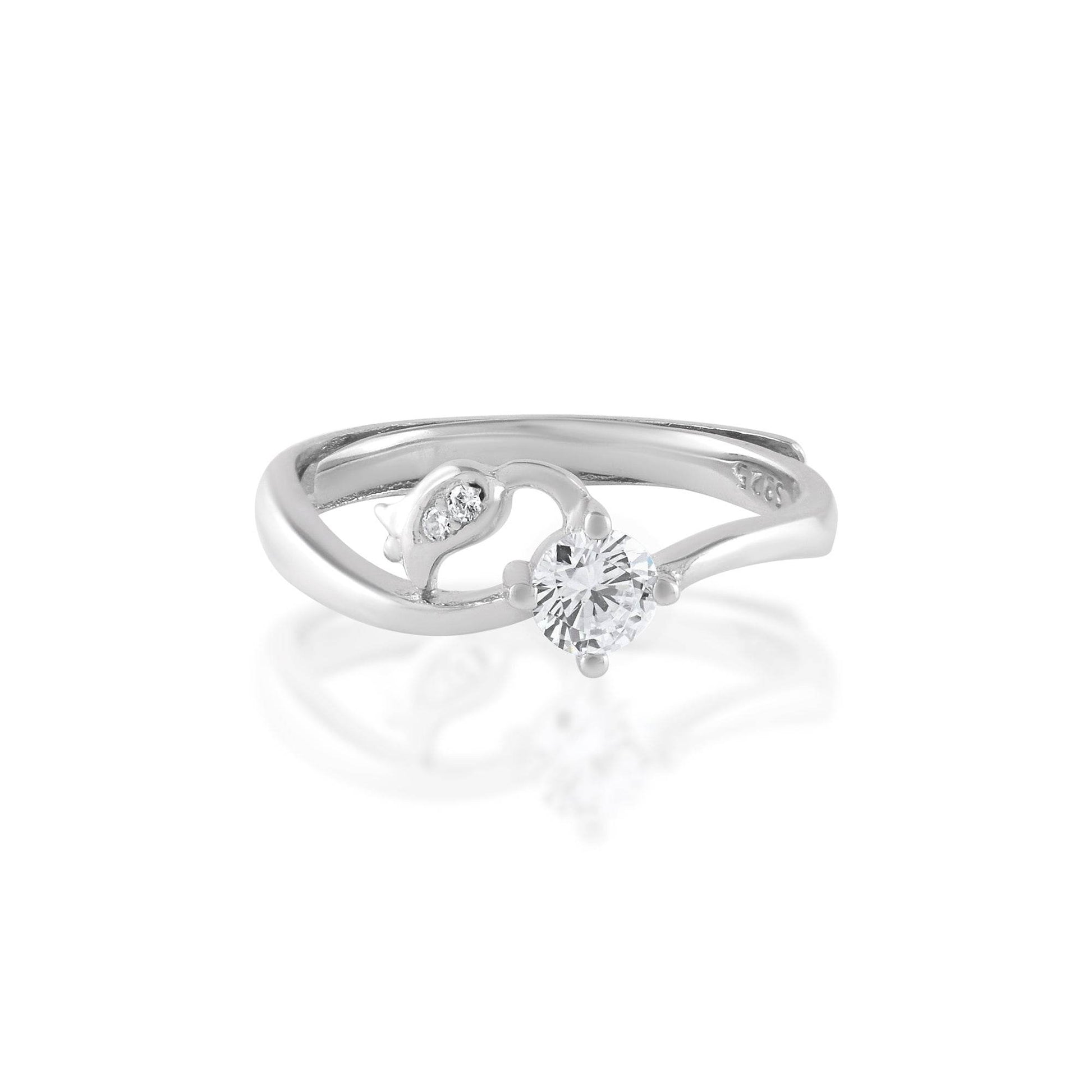 Ariva Silver Swirling Ring - Ariva