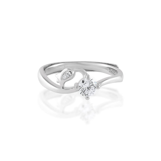 Ariva Silver Swirling Ring - Ariva