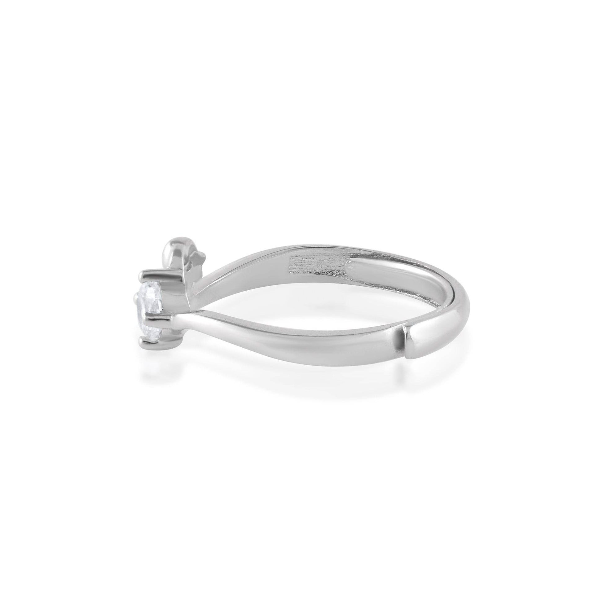 Ariva Silver Swirling Ring - Ariva