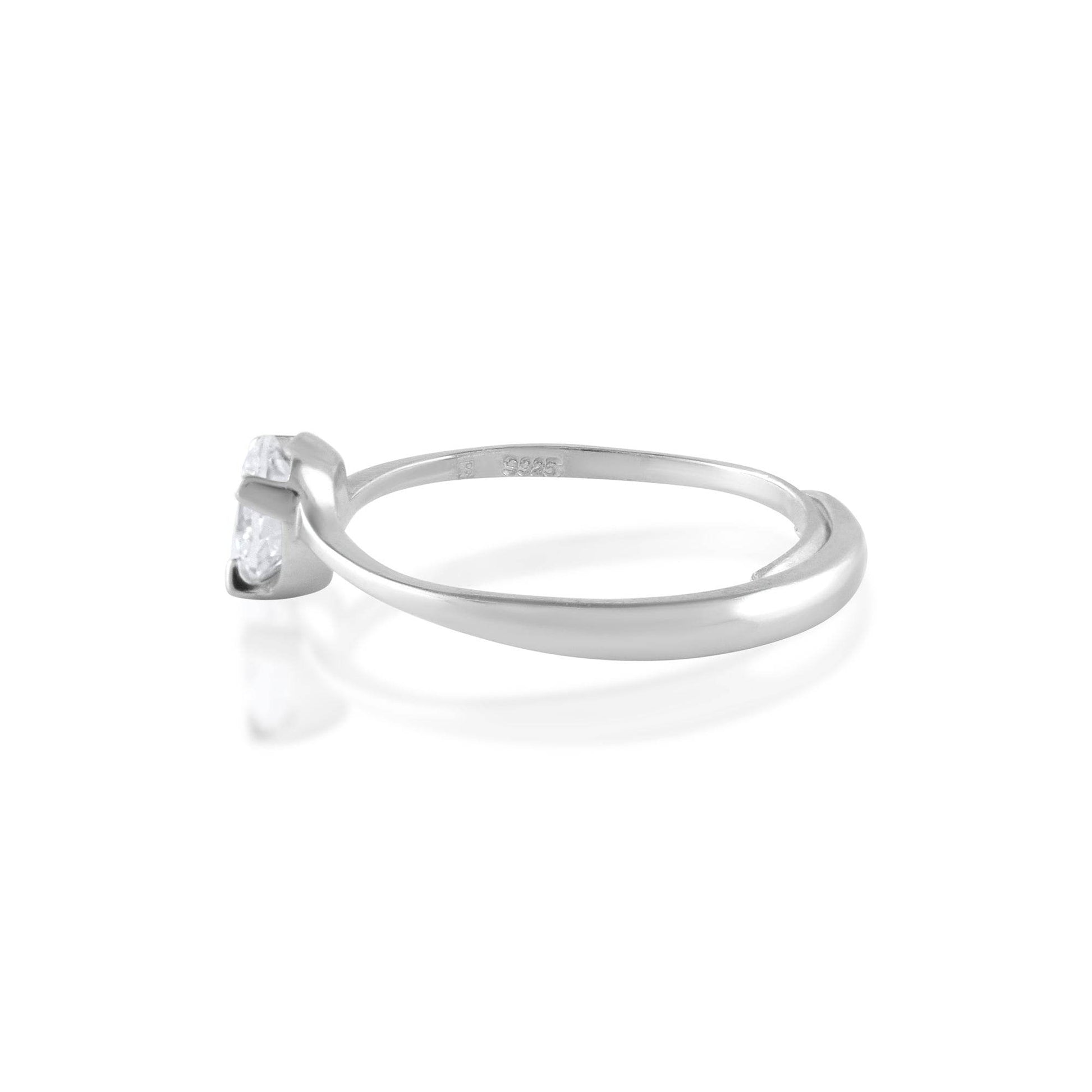 Ariva Silver Heart Ring - Ariva