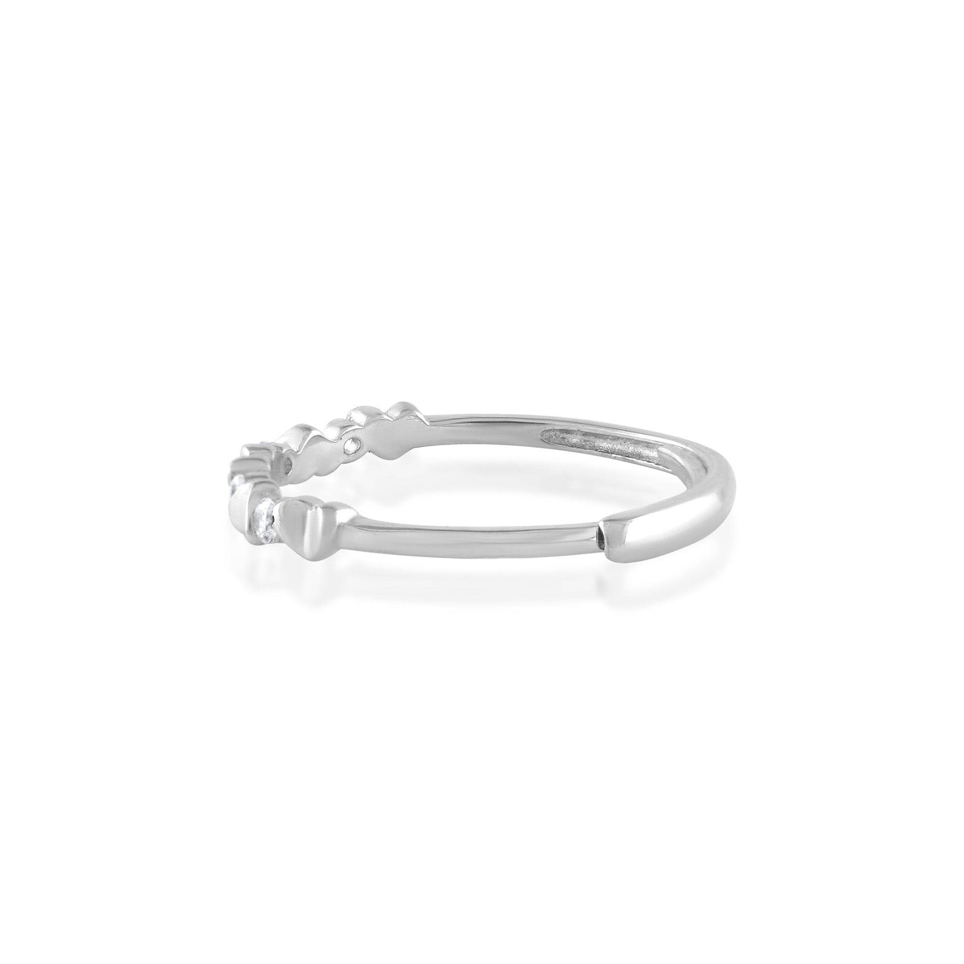 Ariva Silver Hearts Ring - Ariva
