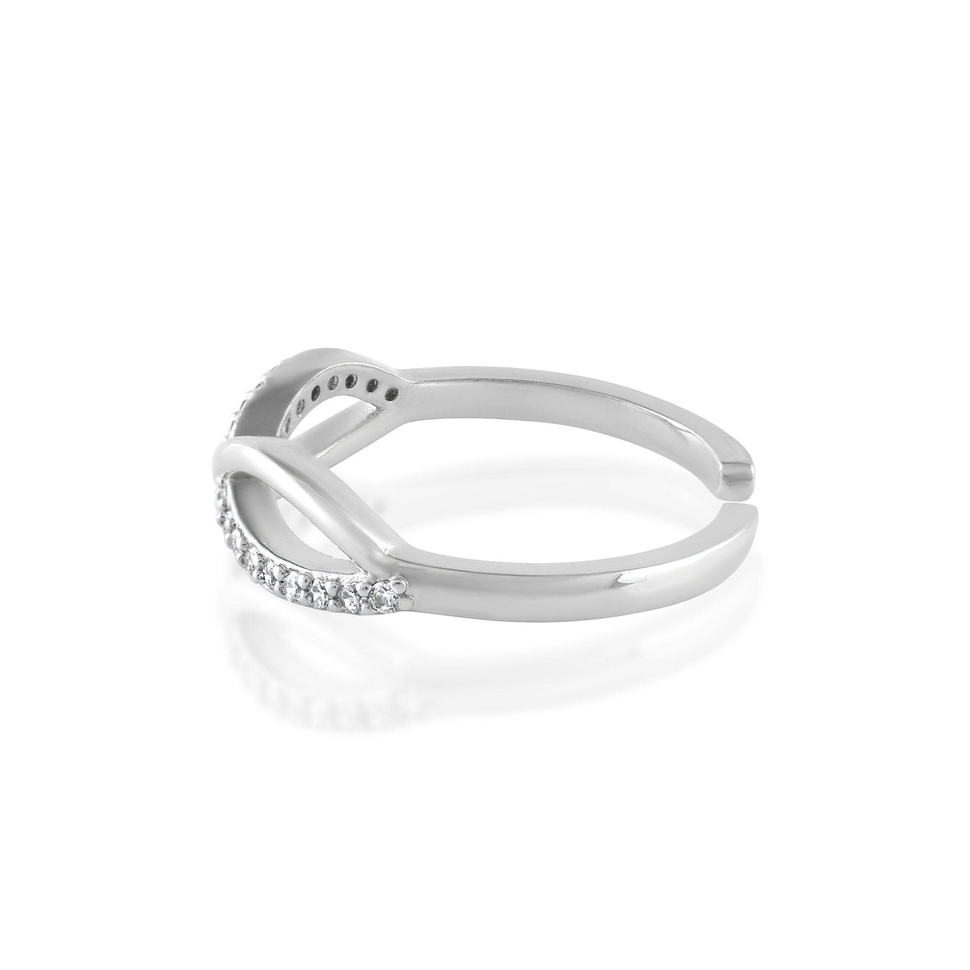 Ariva Silver Infinity Ring - Ariva
