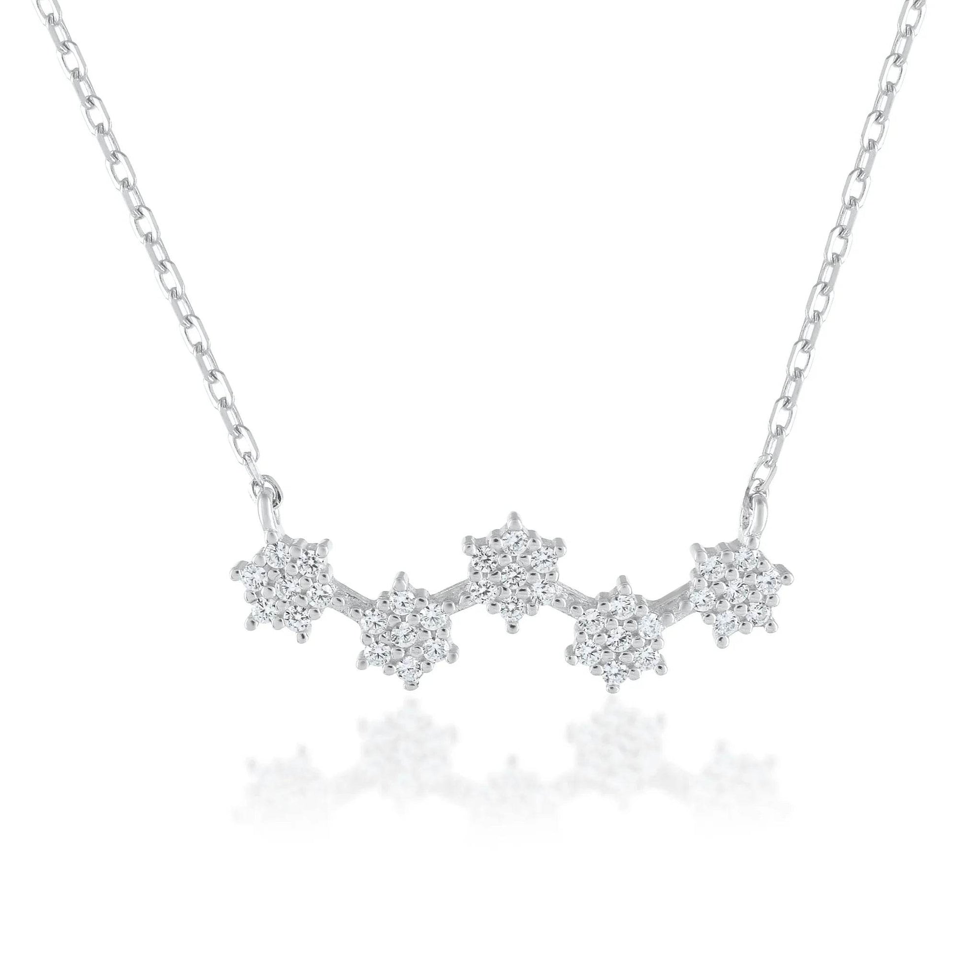 Ariva Silver Stars Necklace - Ariva