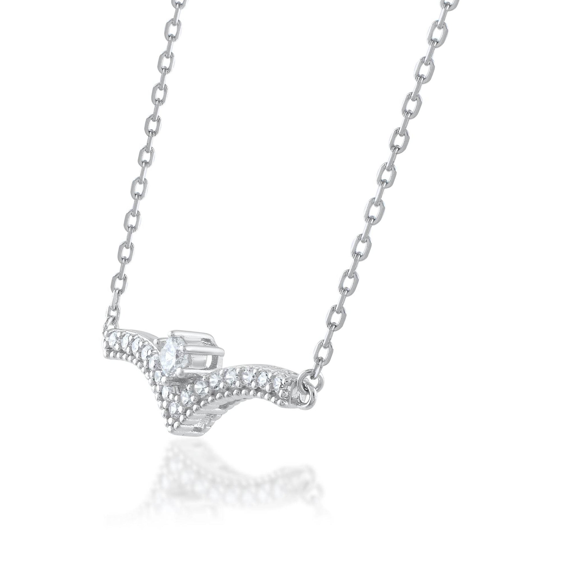 Ariva Silver Bird Pendant Set - Ariva