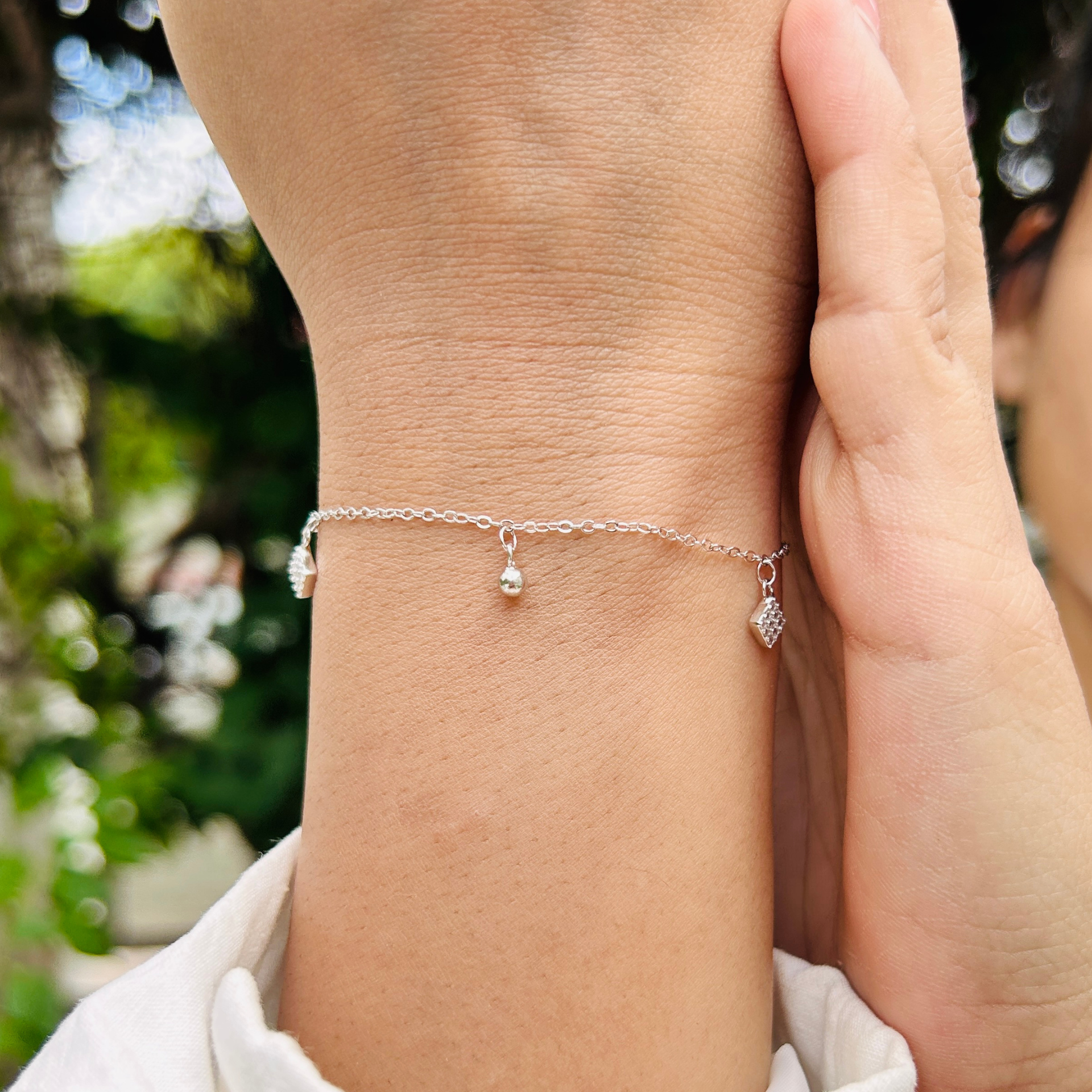 Ariva Silver Charm Bracelet Ariva