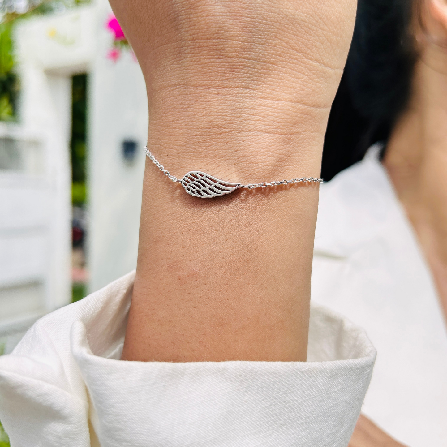 Ariva Silver Angel Wing Bracelet Ariva