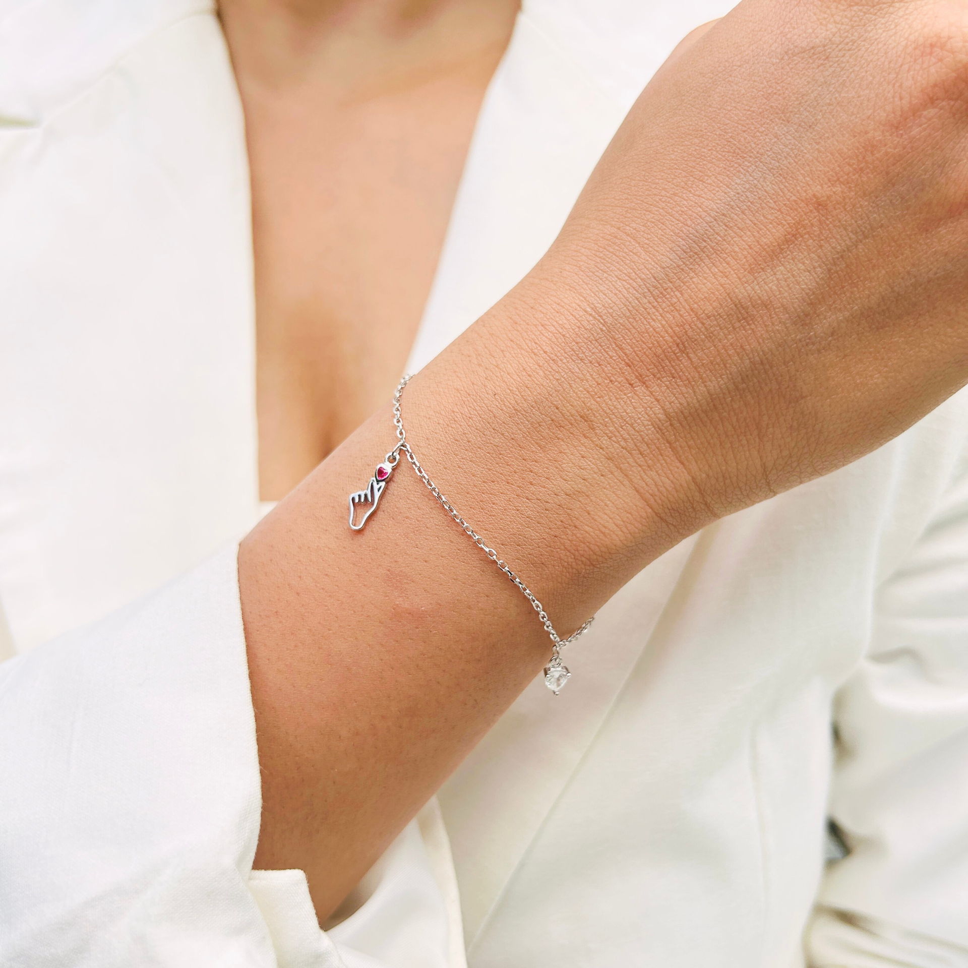 Ariva Silver Love Bracelet Ariva