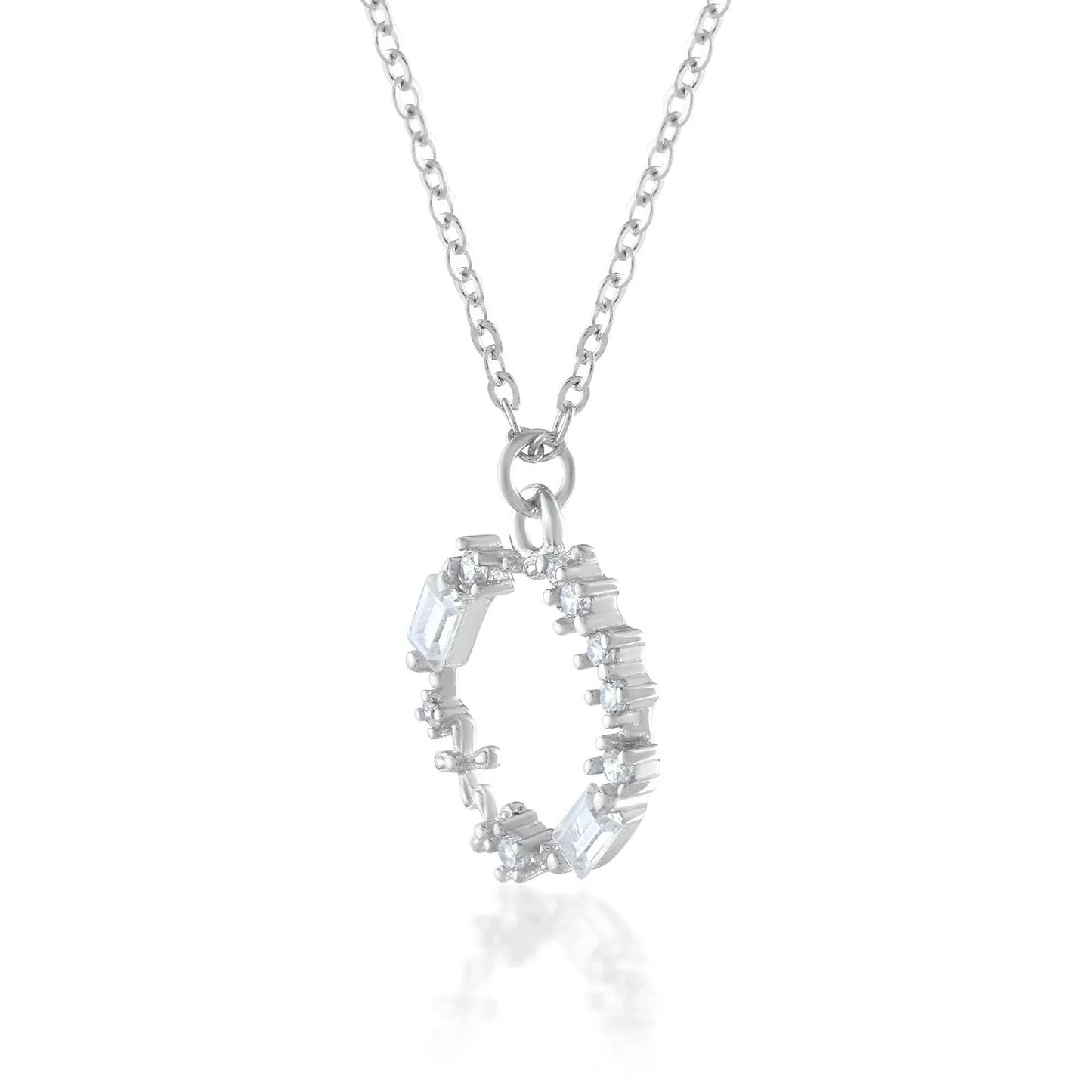 Ariva Silver Circle Necklace - Ariva 