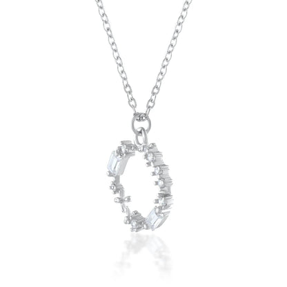Ariva Silver Circle Necklace - Ariva 