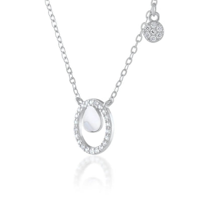 Ariva Silver Circle Necklace - Ariva 
