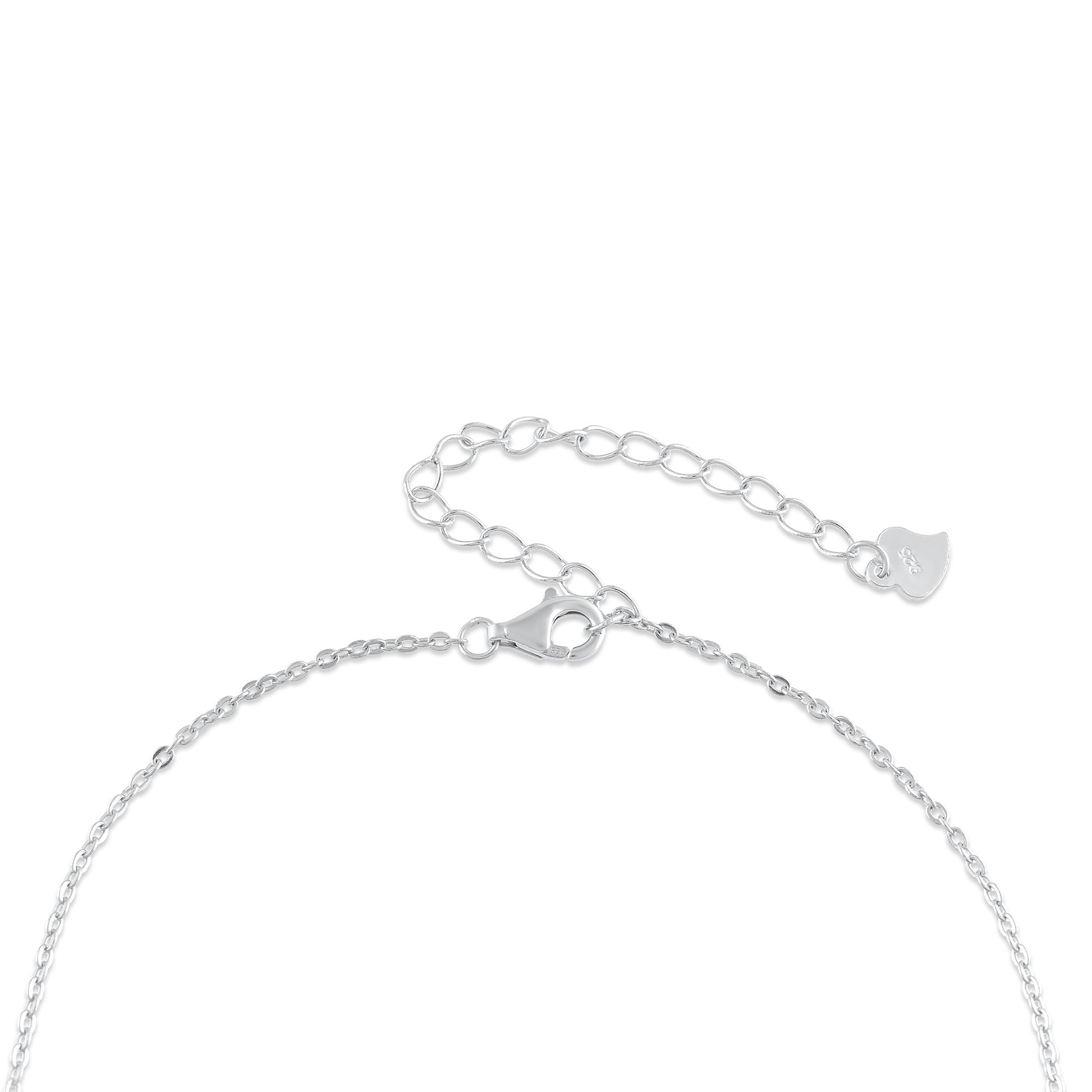 925 Silver Ariva Silver Hand Pendant with Link Chain