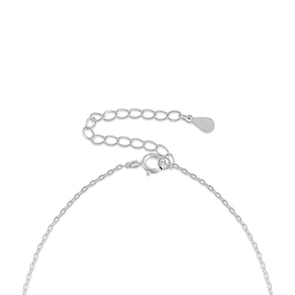 Ariva Silver Shimmering Stars pendant with Link Chain - Ariva 