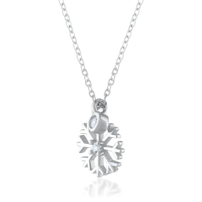 Ariva Silver Snowflake Necklace - Ariva 
