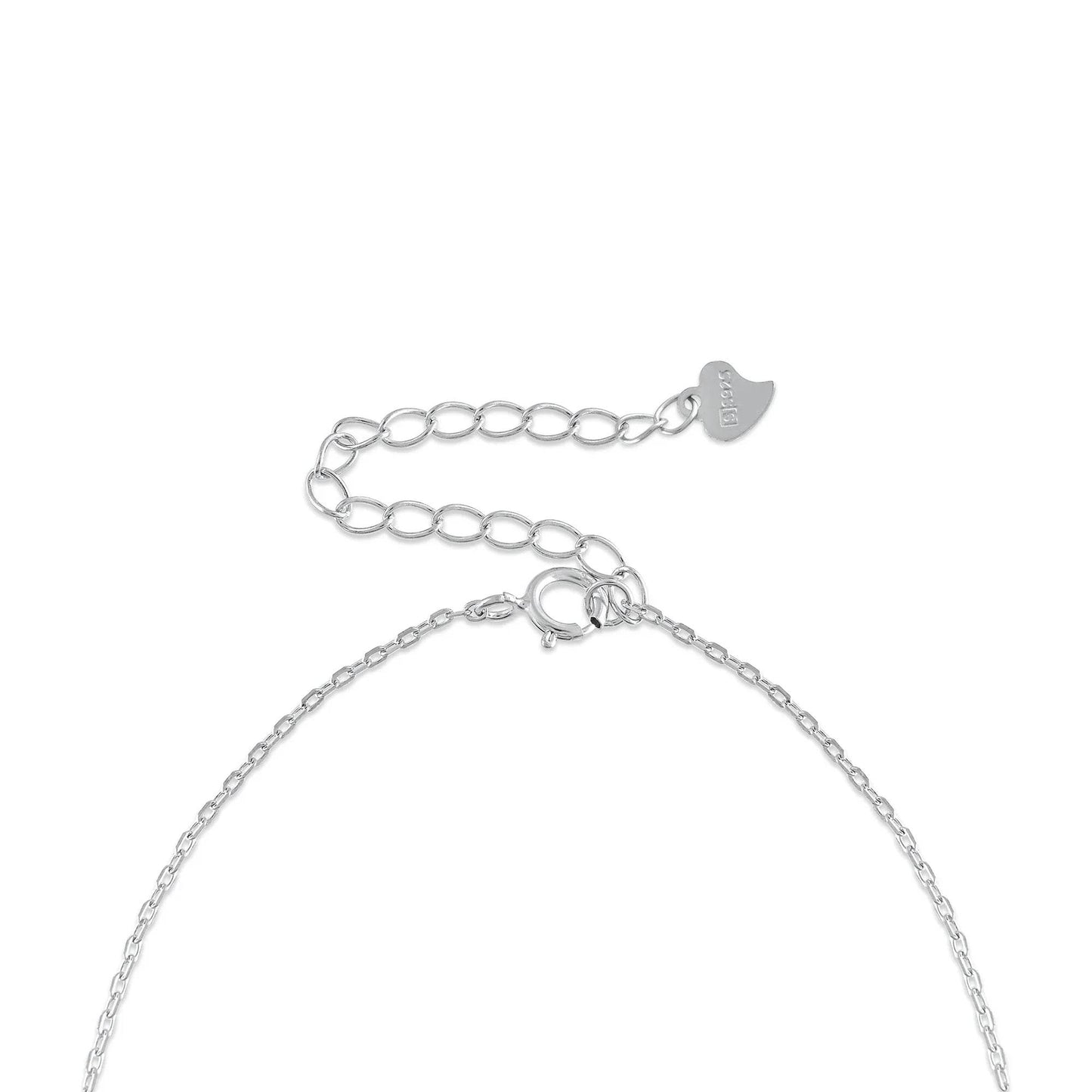 Ariva Silver Red Mouse Pendant with link chain - Ariva 