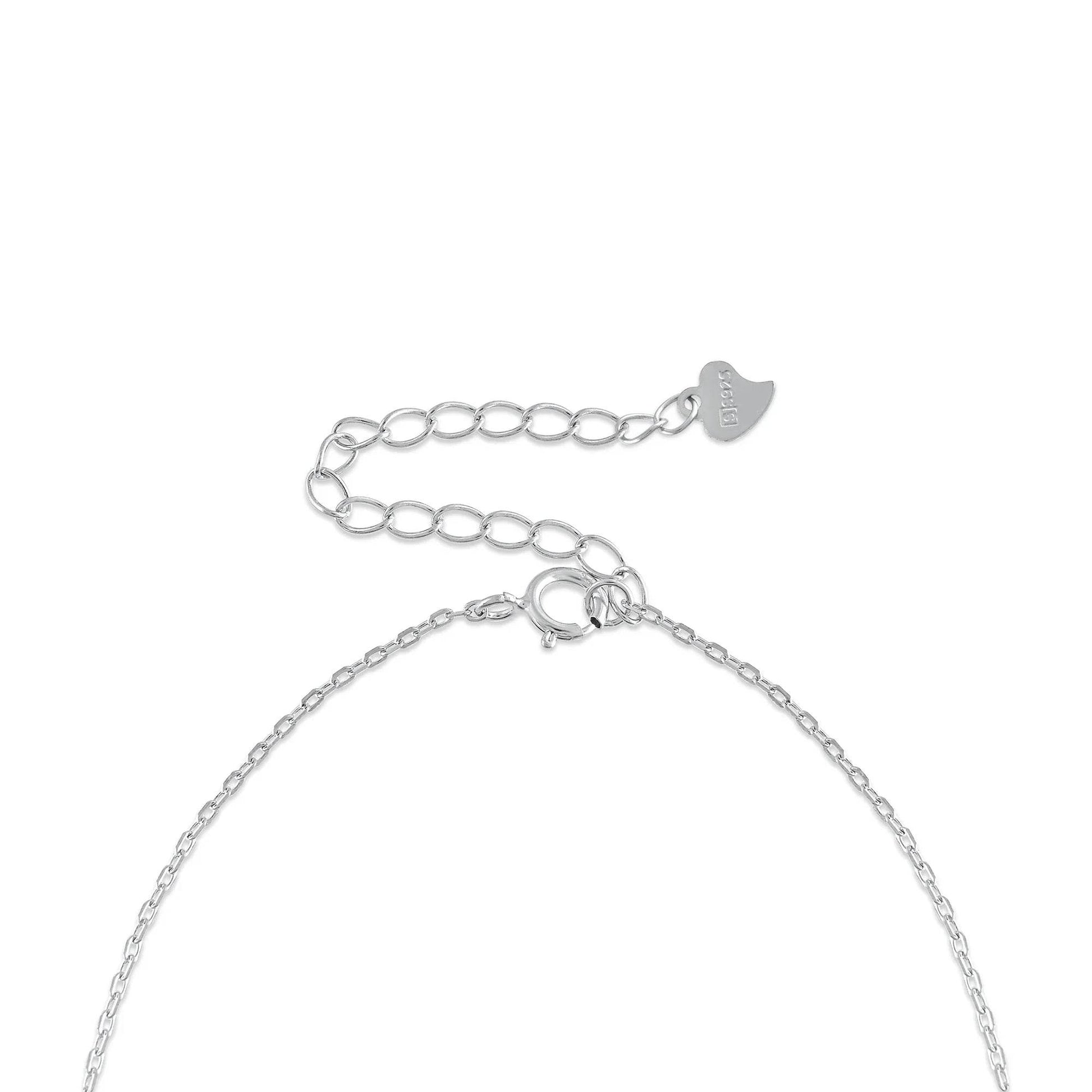 Ariva Silver Red Mouse Pendant with link chain - Ariva 