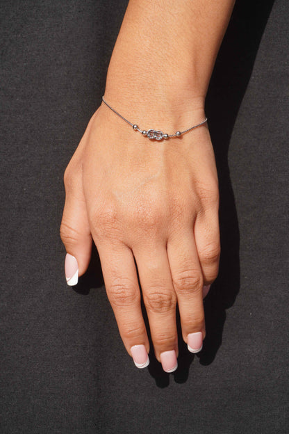 Ariva Silver Cubic Zirconia Bracelet - Ariva 