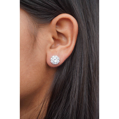 Ariva Silver White Zirconia Pendant Set - Ariva 
