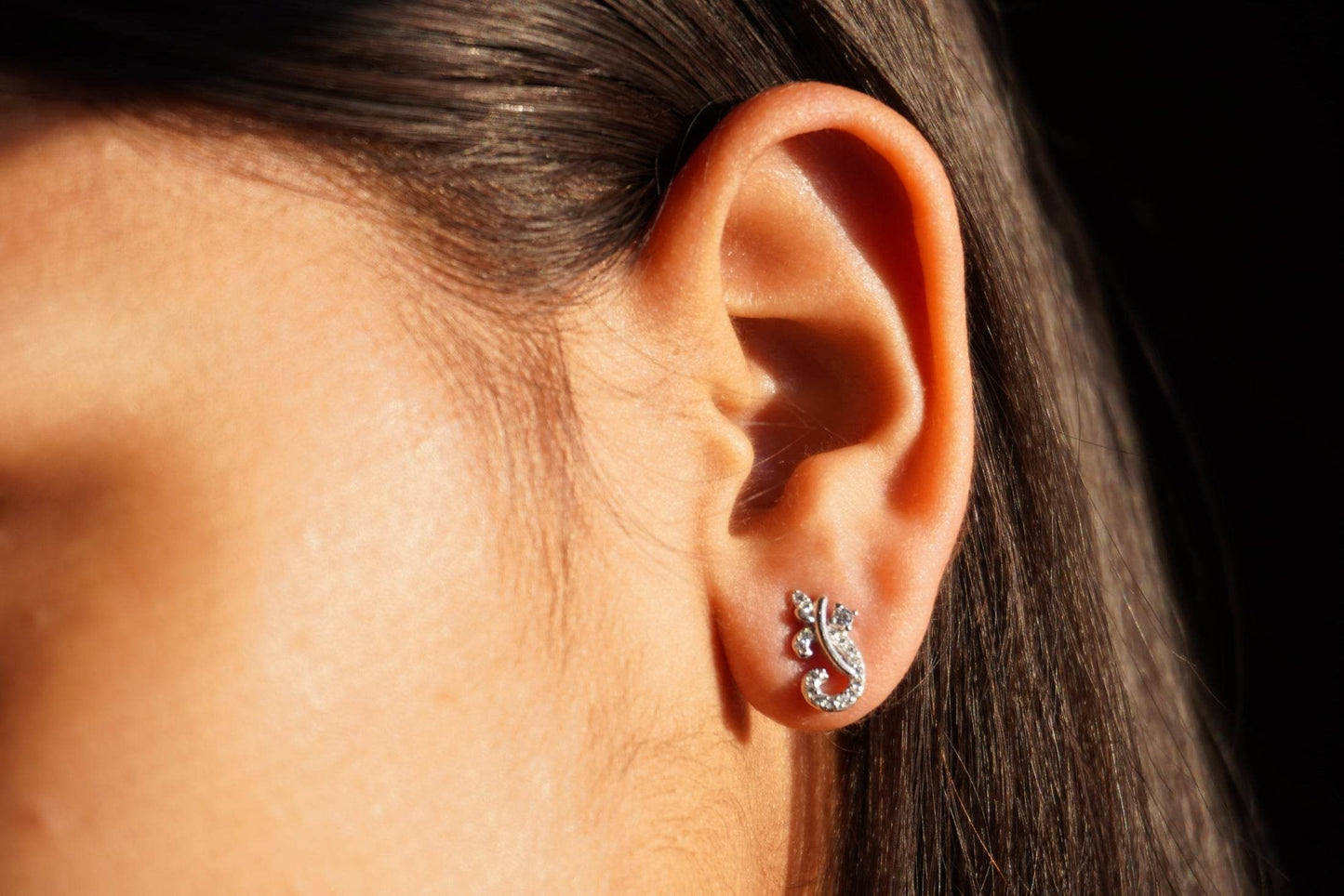 Ariva Silver Floral Earring - Ariva 