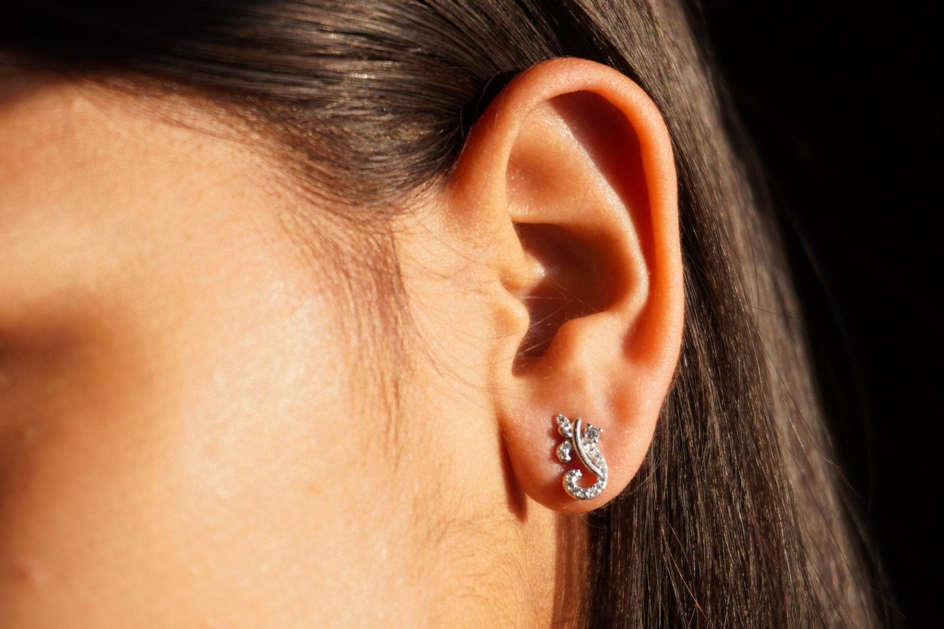 Ariva Silver Floral Earring - Ariva 