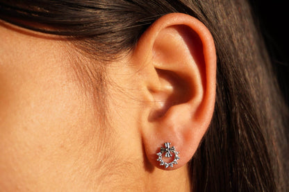 Ariva Silver Flower Earring - Ariva 
