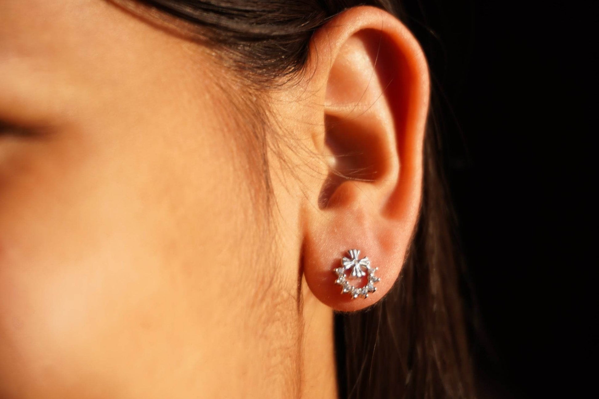 Ariva Silver Flower Earring - Ariva 