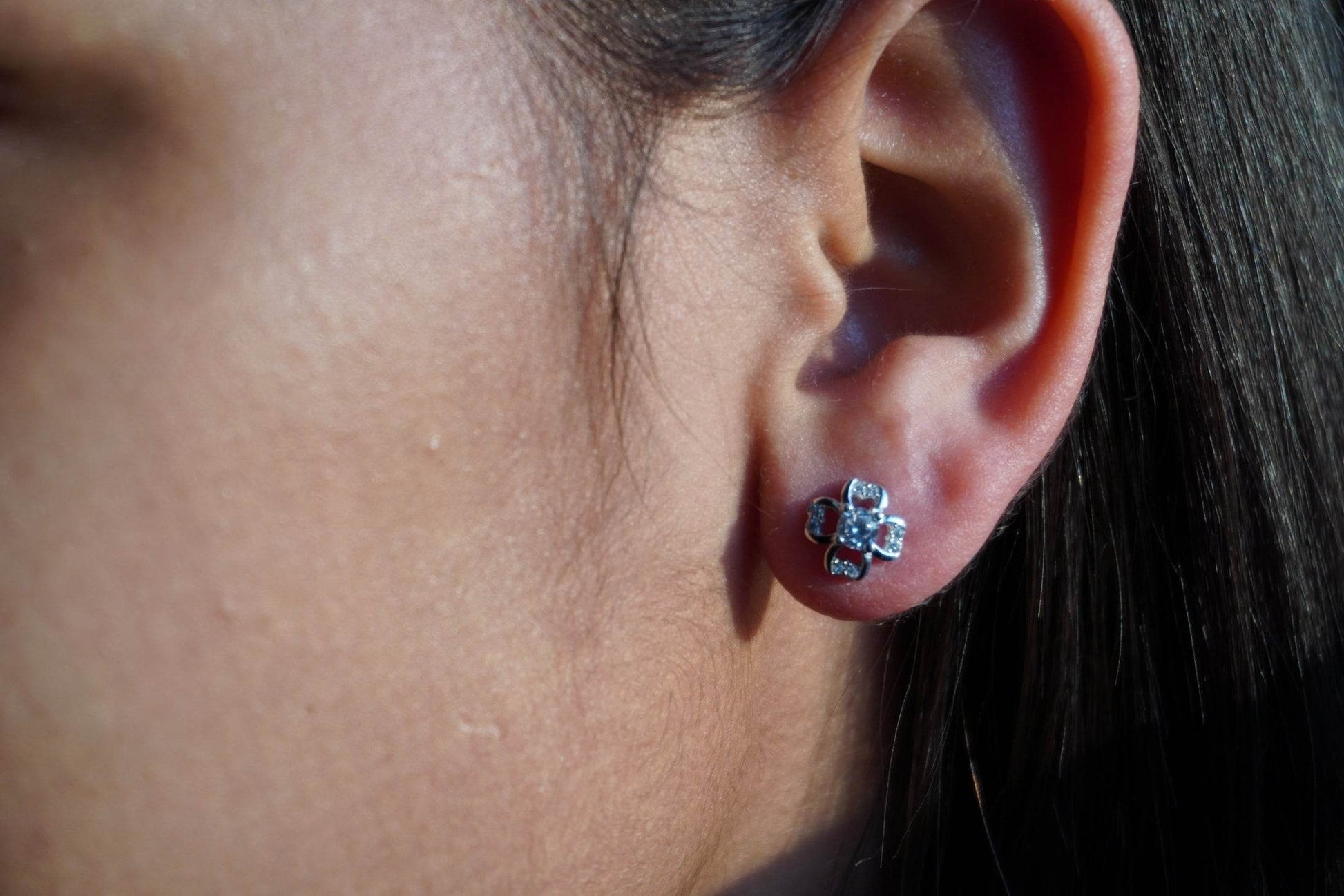 Ariva Silver Flower Earring - Ariva 
