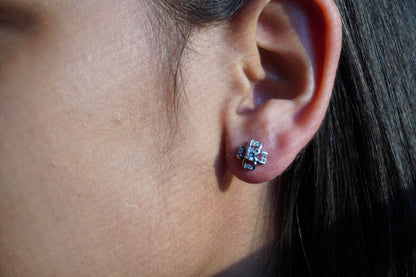 Ariva Silver Flower Earring - Ariva 