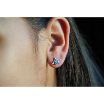 Ariva Silver Bow and Arrow Earring - Ariva 
