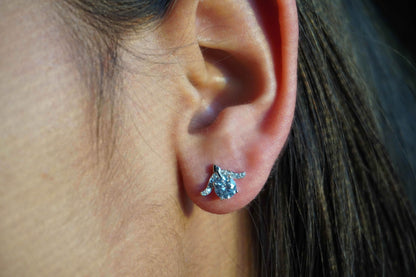 Ariva Silver Bow and Arrow Earring - Ariva 