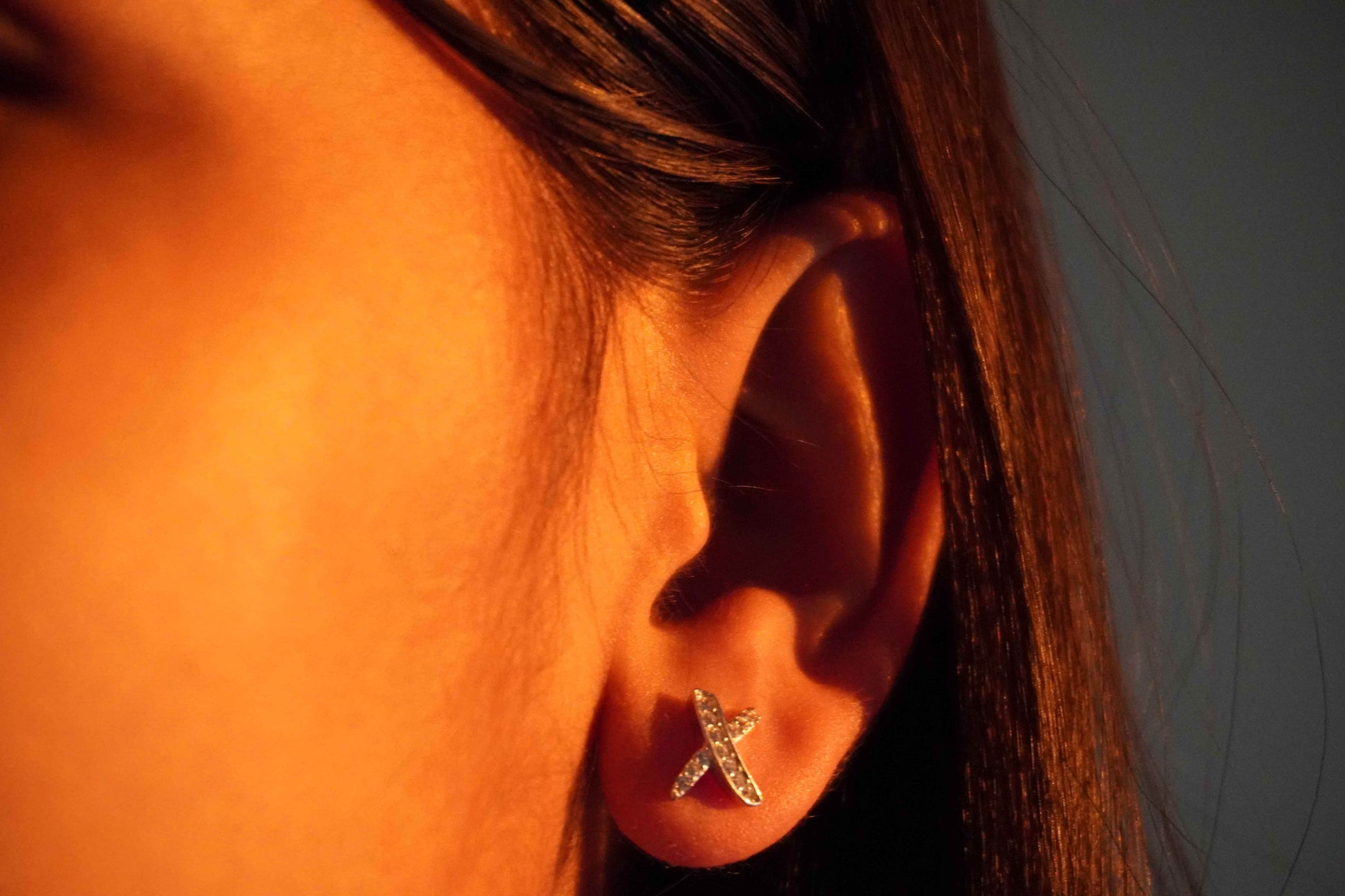 Ariva Silver Cross Earring - Ariva 