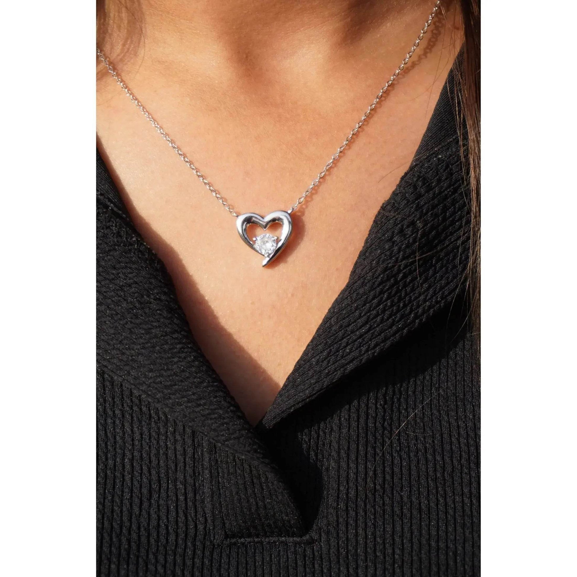Ariva Silver Heart Necklace - Ariva 