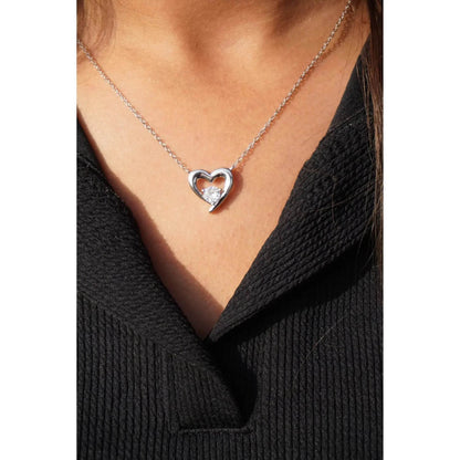 Ariva Silver Heart Necklace - Ariva 