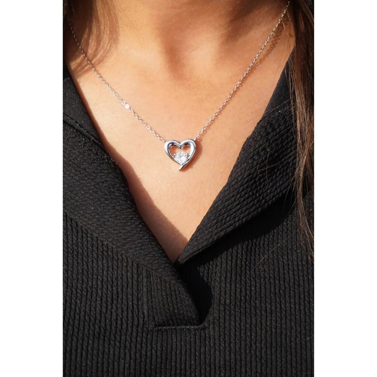 Ariva Silver Heart Necklace - Ariva 