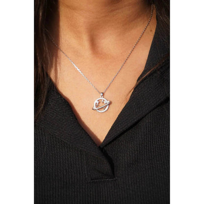 Ariva Silver Shimmering Stars pendant with Link Chain - Ariva 